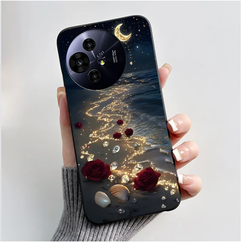 Luxury Cute Love Rabbit Black Soft Silicone Shockproof Phone Case Cover