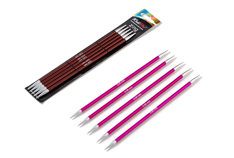 Knit pro Zing 20cm Double Pointed Knitting Needles With Free Shipping Knitting Pro Knitting Products All For Knitting Sticks rug hooking needles