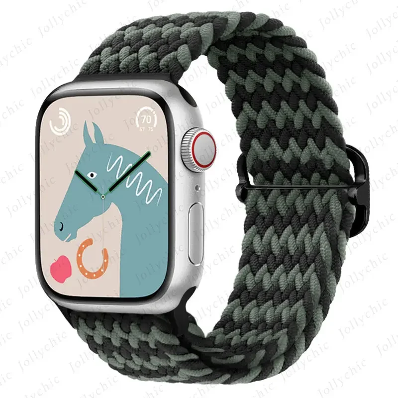 Braided Solo Loop Strap for Apple Watch - Stylish and Comfortable Wristband Accessory