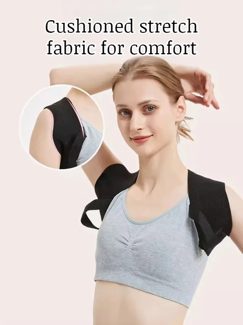 Correct hunchback Adult students sitting posture beauty back straight back posture correction belt invisible wear breathable