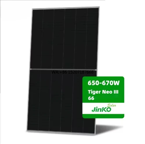 Série PV 670 W Jinko Solar TIGER Neo III 66 QL6-BDV Tiger Neo 3.0