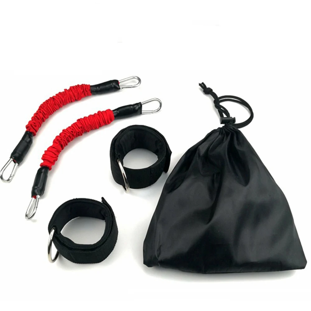 

1pc Fitness Bounce Trainer Rope Resistance Bands Exercise Bungee Basketball Tennis Running Leg Strength Agility Training Strap