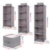 Cabinet Organizer Hanging underwear finishing storage closet wardrobe storage rack shelf storage box drawer box 4