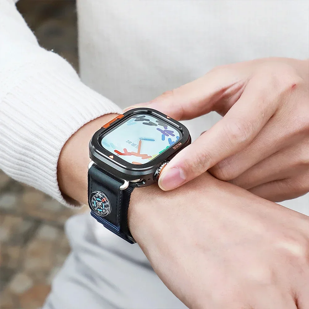 Apple Watch Case Metal Aluminum Alloy Bumper Frame for Apple Watch Series 11 10 46mm Ultra 3 2 49mm ULTRA Protective Cover