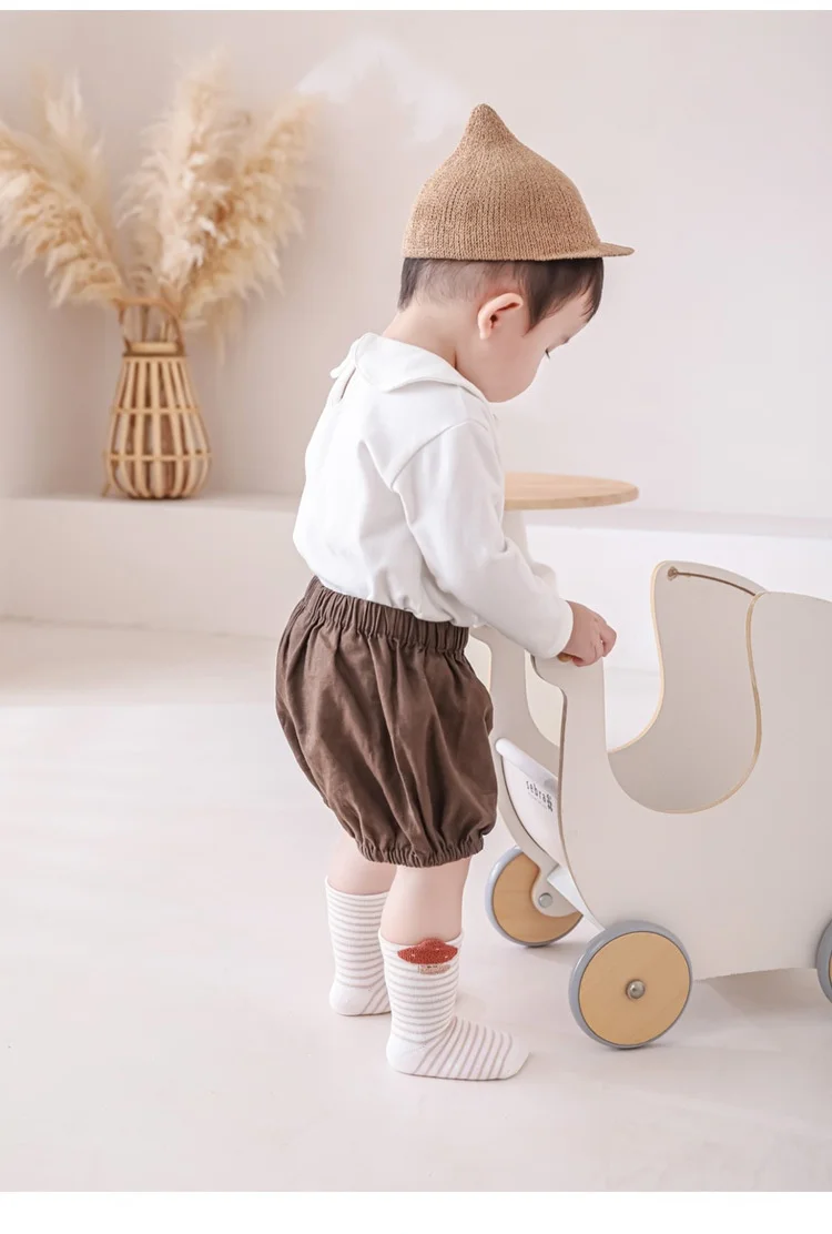 Description Picture 6 of item3Pairs/lot Newborn Baby Boy Girl Kids Socks Cartoon Striped Children's Sock Soft Autumn Winter Infant Toddler Socks For Girls