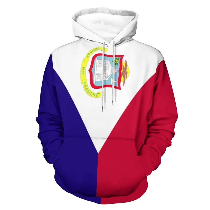 

3D Print UK Poland Flag Hoodie Men National Flag Pattern Long Sleeve Pullover Sweatshirt Fashion Autumn Spring Casual Tops Coat