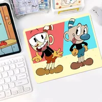 Cute Cuphead DIY Table Mat Student Mousepad Computer Keyboard Pad Games Pad Desk Mat for PC Mouse Carpet 2