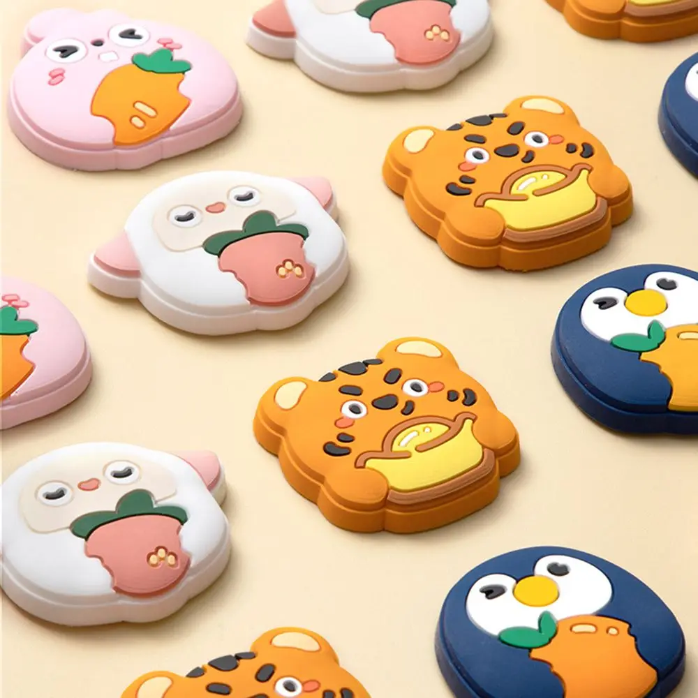 Animal Door Stoppers Wall Protection Safety Shock Absorber Door Handle Bumpers Wall Protectors Cartoon Tiger Sheep 1pc