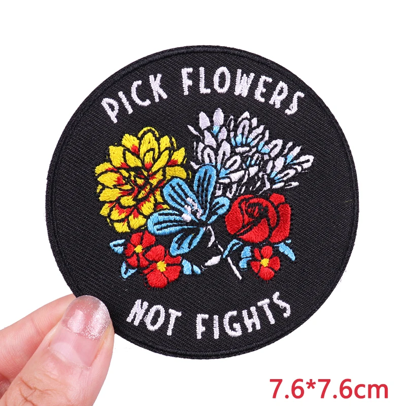 Playful Cartoon Embroidery Iron-On Patches