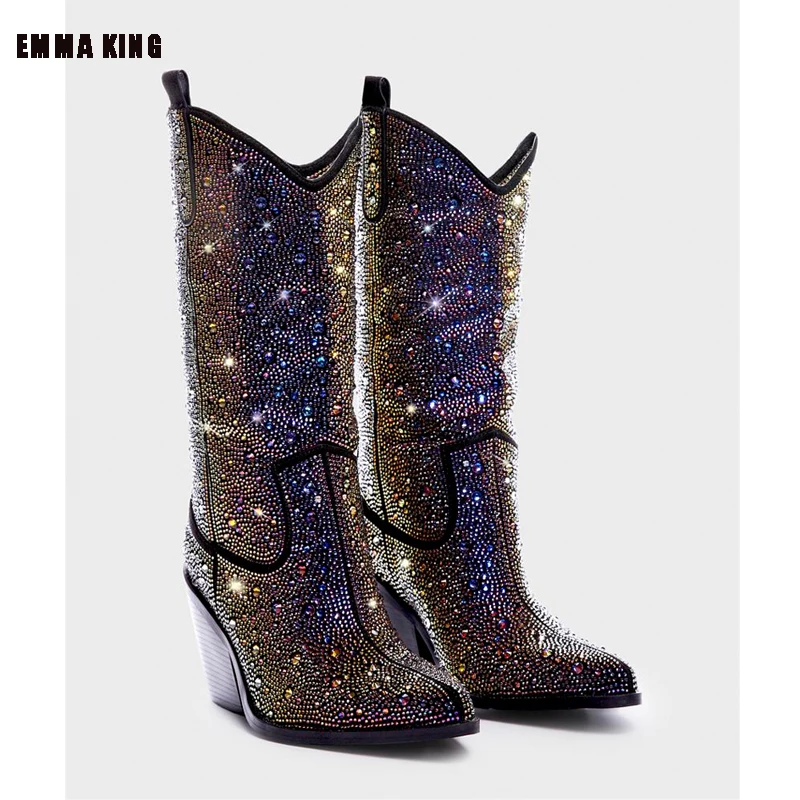 Bottes équestres Homme Simili Cuir - Genou Hautes - Style Militaire/cavalier - Noir - Taille 10 US
