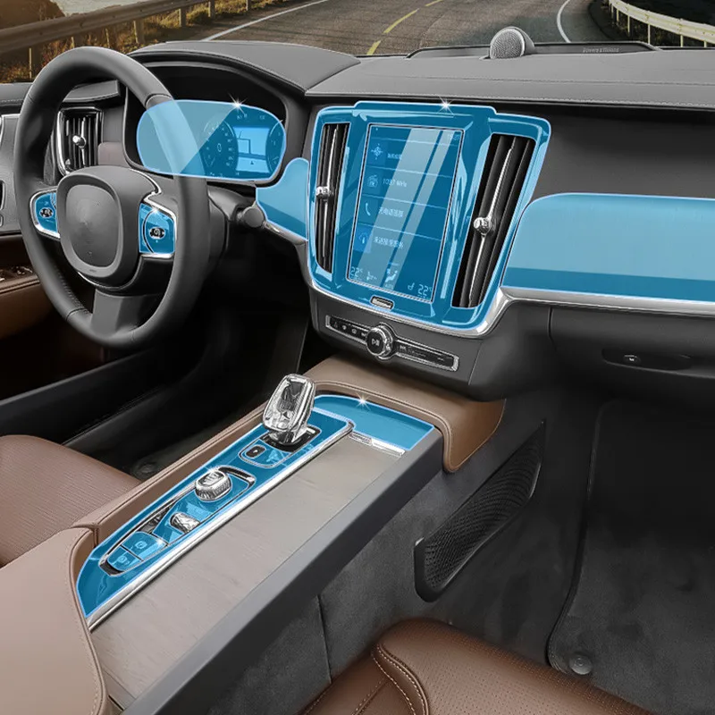 

TPU Transparent Film for Volvo XC90 Car Interior Navigation GPS Stickers Center Control Gear Navigation Dashboard Windows Panel