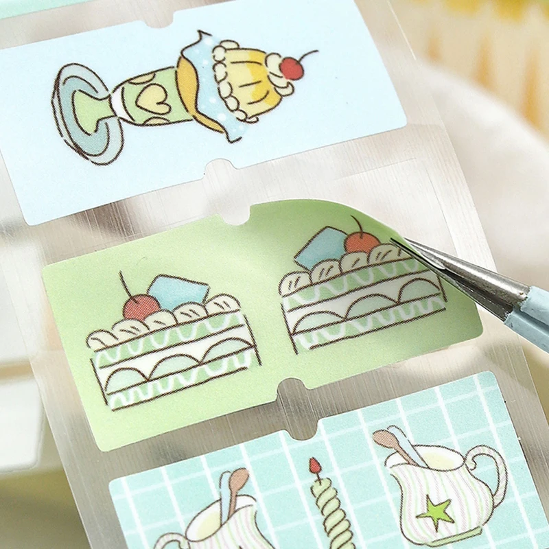 40mm * 3m 해피 로밍 시리즈 카와이 인스 다이 커팅 테이프 DIY 다이어리 스크랩북 미학 문구류