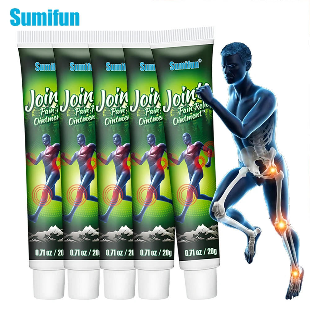 

1/5Pc Joint Pain Relief Ointment Arthritis Joints Injury Treatment Cream Back Lumbar Neck Knee Sprain Orthopedic Medical Plaster