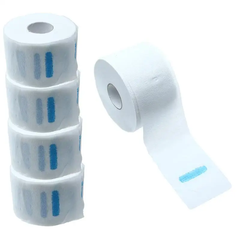 Professional Disposable Stretchy Neck Paper Roll For Barber Bib Tools Paper Falling Styling Neck Salon Prevent Hair