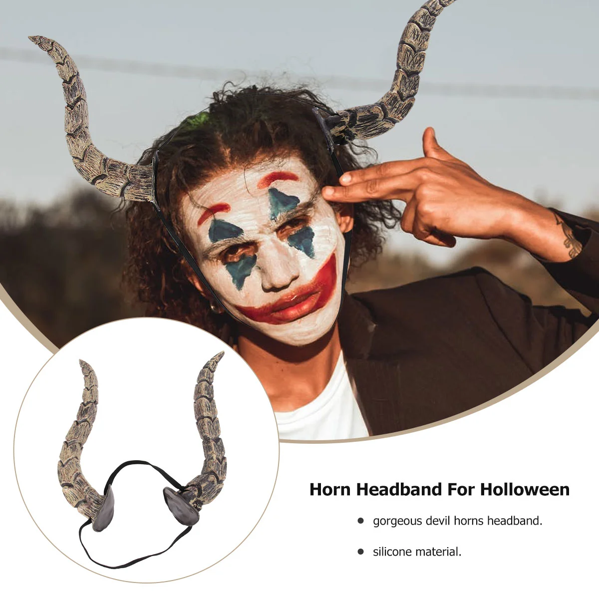 Antelope Sheep Horn Headband Gothic Steampunk Horns Headband Photo Props Costume Props for Christmas