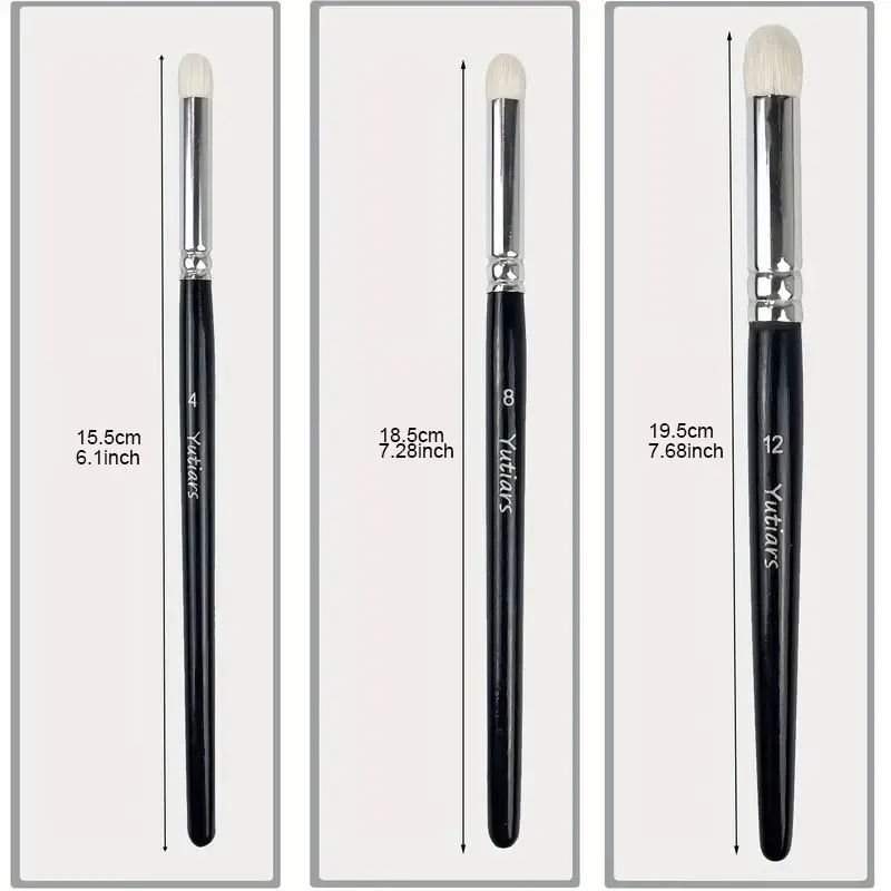 Premium Goat Hair Drybrush and Stippling Brush Set: Dense, Semi-stiff and Springy Bristles for Fine Detailing in Art Painting 2