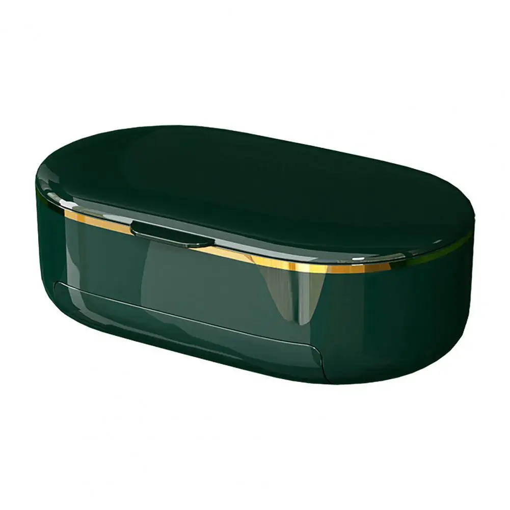 

Kitchen Soap Holder Space-saving Wall Mounted Soap Dish Holder for Bathroom Shower Kitchen Sink Waterproof Dustproof No Drilling