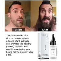 Sérum de croissance rapide des cheveux, huile pour barbe, fluide de repousse des cheveux axillaire et de la poitrine, plus long, plus épais, prévient l'alopécie, Anti-perte de cheveux 5