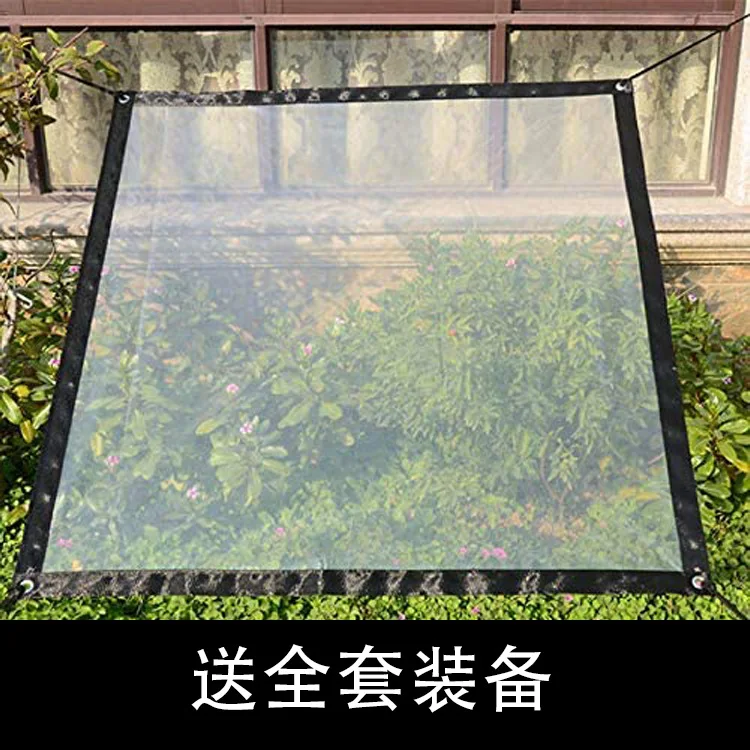 

Transparent RainpRoof Can Fabric For Balconies Plant Cold InsulatIon Can Bird Proof Thickened Plastic Film Windproof