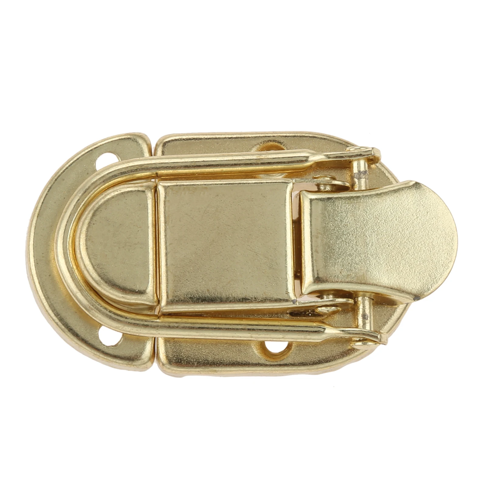 Description Picture 5 of item2 Pcs Gold Metal Lock Hasp Latch Clasp Toggle Buckle Luggage Guitar Flight Case Button Knot Drawbolt Closure Latch For Gift Box