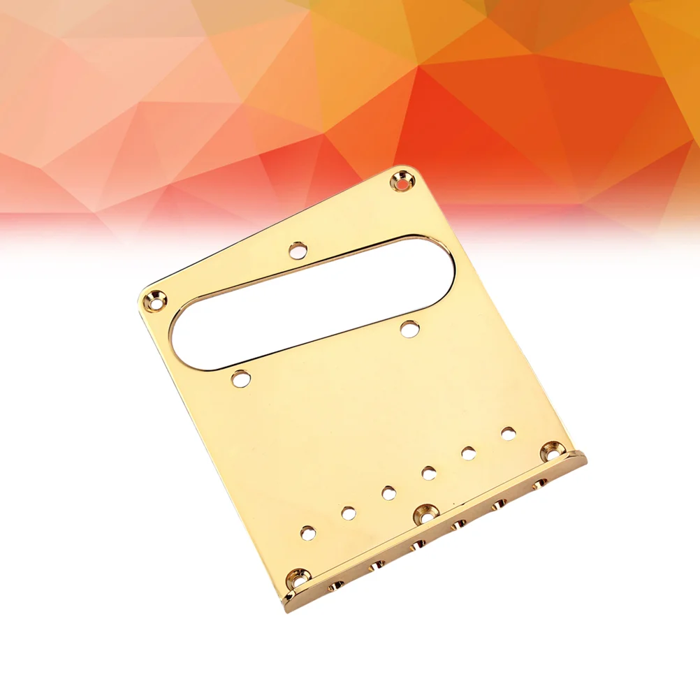 

Bridge Plate For Bridge Plate Assembly for Guitars Without Brass Saddles 98mm (Golden)