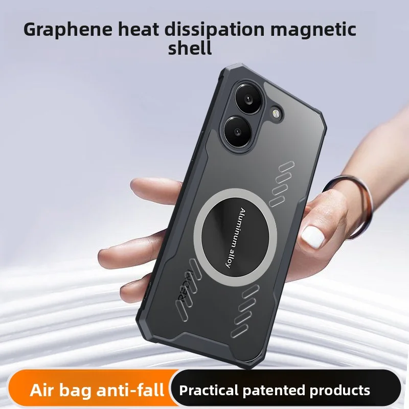 Enhanced Heat Dissipation Magnetic Protective Phone Case - Hard PC Back Cover