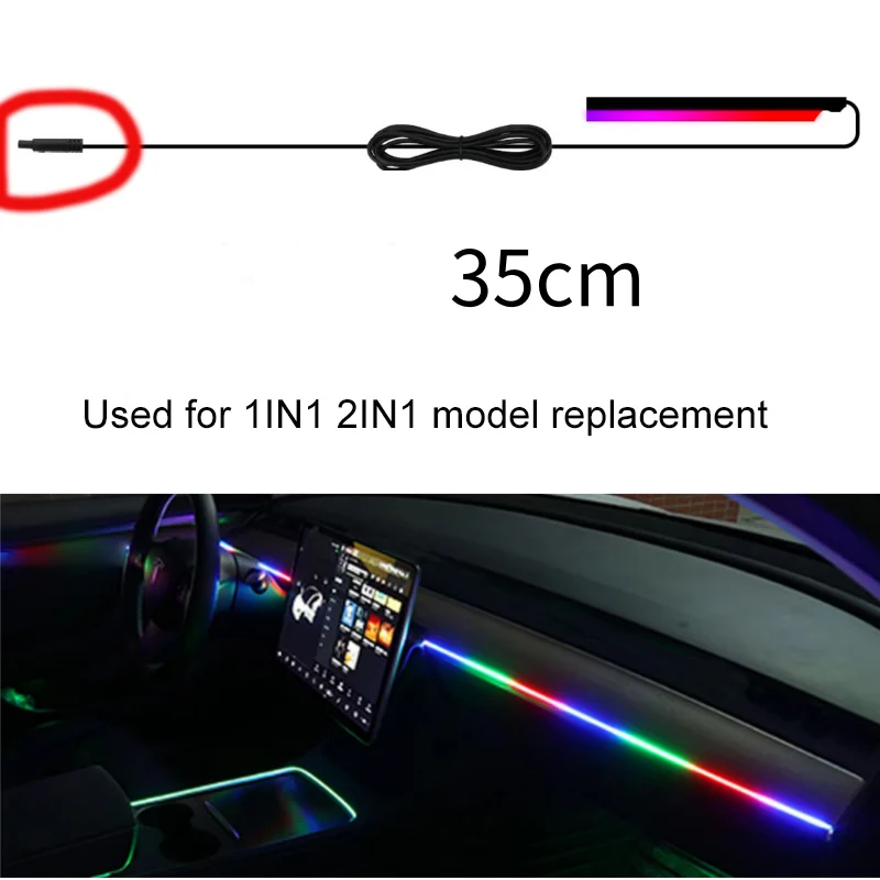 ตัวเลือกสินค้า LED Strip ตกแต่งบ้าน 110-140 ซม. ไฟ RGB สีสันสดใส