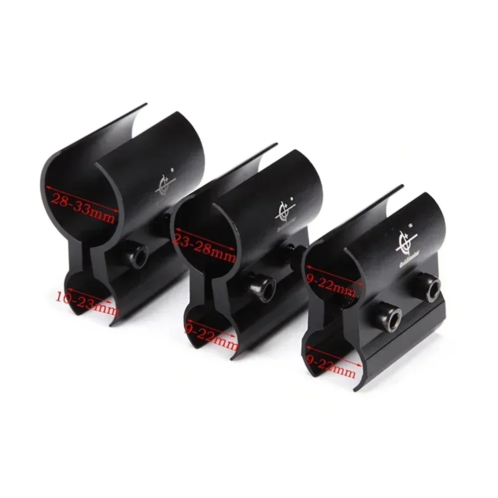 Rifle Barrel Scope Mount Guide Clamp Row Clip for IR Night Vision Flashlight Torch Telescope Sight Laser Hunting Gun Accessories rifle scope mount,flashlight scope mount,flashlight mount