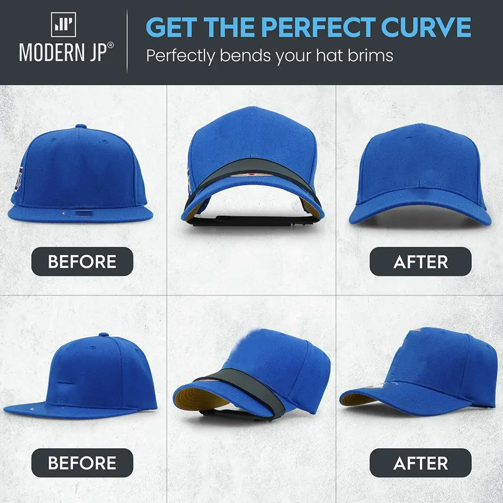 Adjustable Hat Brim Bending Tool Hat Brim Bender Hat Shaper Plastic Hat Curve Band Tool Reusable Convenient Shaper Hat Curving 5