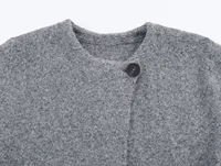 2025 Winter New Product Lazy Style Retro Kimono Style Knitted Open Sleeve Coat cardigan Coat for Women - Image 3