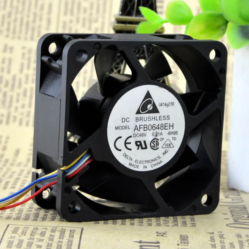 

AFB0648EH-6H95 6025 6CM 48V Four-Wire Pwm Speed Control Cooling Fan AFB0648EH 6H95