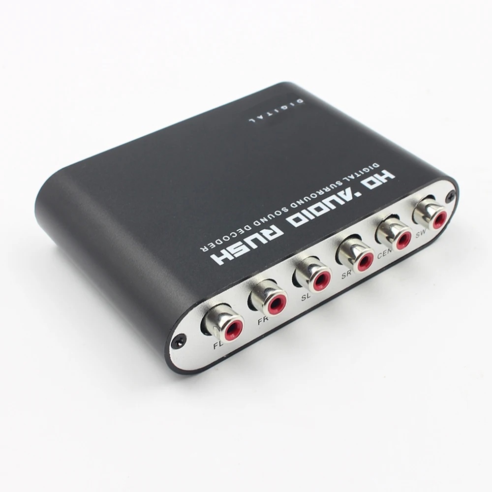 Digital to Analog 5.1 CH Audio Decoder Amplifier SPDIF Coaxial to RCA DTS AC3 Optical Digital Amplifier Analog Converte For TV for audio converter adapter,audio converter,audio decoder,audio converter amplifier