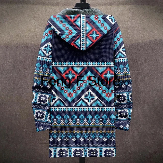 Men Jacket Cardigans Native Aztec Graphics Men Jacket Cardigans Native Aztec Graphics