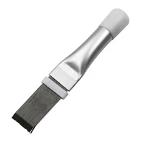Brosse de nettoyage d'aileron de condensateur de climatiseur, brosse de condensateur de bobine, peigne d'aileron AC, brosse d'aileron de réfrigérateur d'air en acier inoxydable 6