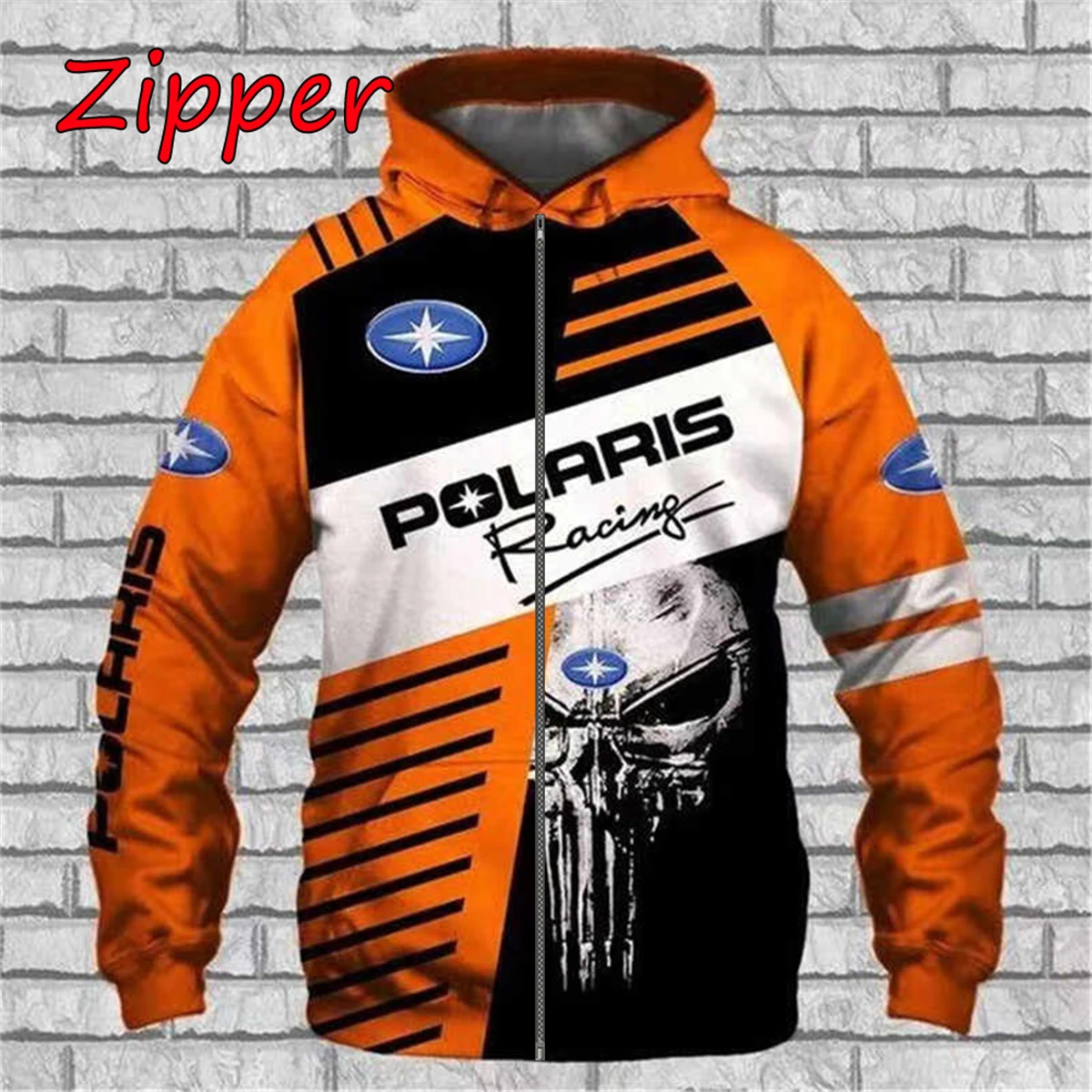 Arctic Star Racing Men's and Women's Rzr Snow Motorcycle Zipper Hoodie, Hooded Jacket, Casual Fashion, Spring and Autumn, Hot Sa 4