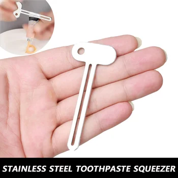 1/3/5 pezzi in acciaio inox dentifricio tubo spremiagrumi chiave metallica dentifricio spremiagrumi per bagno tinture per capelli tubi cosmetici spremiagrumi 1
