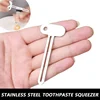 1/3/5Pcs Stainless Steel Toothpaste Tube Squeezers Metal Key Toothpaste Squeezers for Bathroom Hair Dye Cosmetic Tubes Squeezer 1