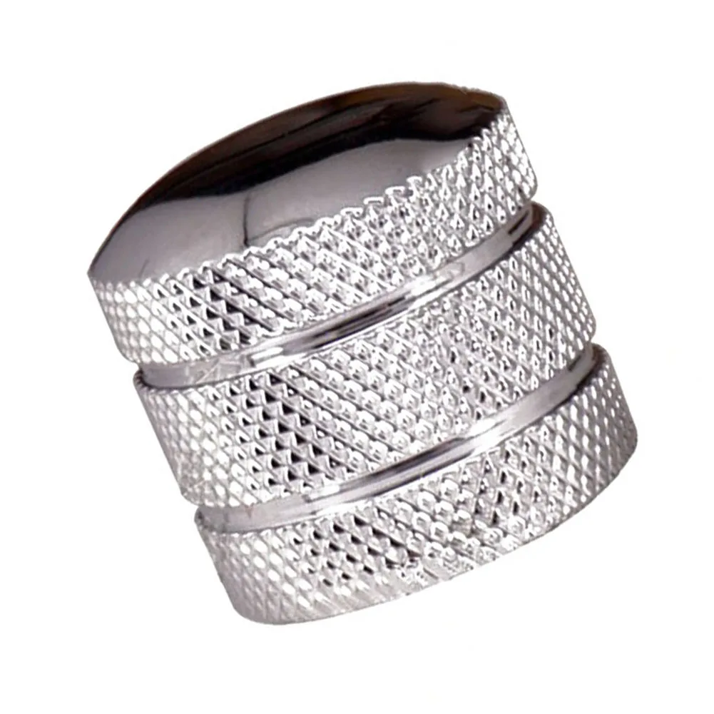 

4PCS Plated Guitar Bass Dome Tone Volume Control Knobs For Electric Guitar Bass Musical Instruments Guitars Accessories Parts