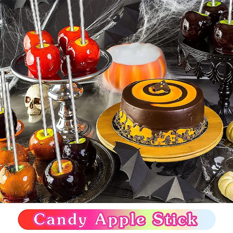 Clear Candy Sticks Reusable Acrylic Lollipop Cake Pops Sticks