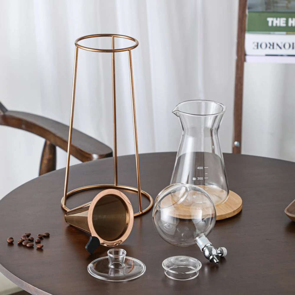 صانع القهوة الباردة، جهاز تقطير القهوة البطيء، وعا...