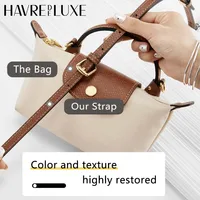 Sangle de sac à bandoulière de remplacement en cuir pour Mini sac Longchamp, sangle d'épaule sans poinçonnage, accessoires de sac de Modification 5