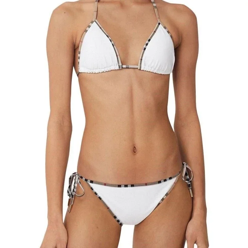 2024 Summer Luxury Brand Design Women Bikini Set Swimsuit for Women 2 Piece Set Beachwear Bathing Suit Swimwear Biquini Clothing