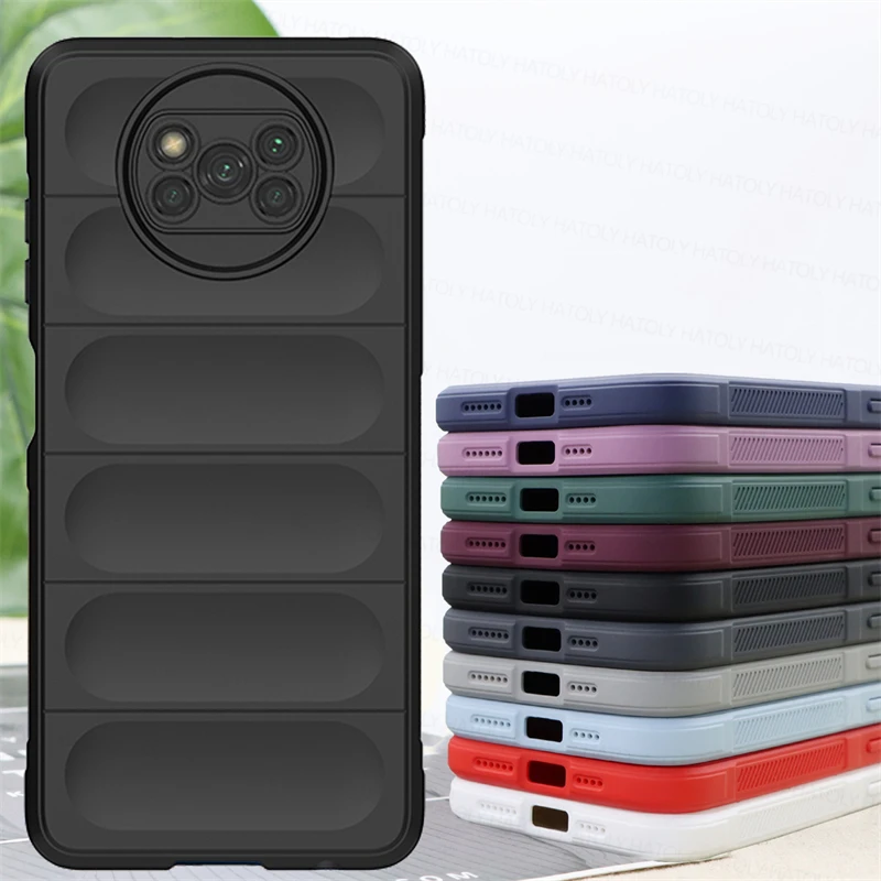 Per Xiaomi Poco X3 Nfc Custodia Xiaomi Poco X3 X4 X5 Pro 5G X3 Nfc Cover Skin-Friendy Cover Antiurto In Silicone Tpu Poco X3 Nfc