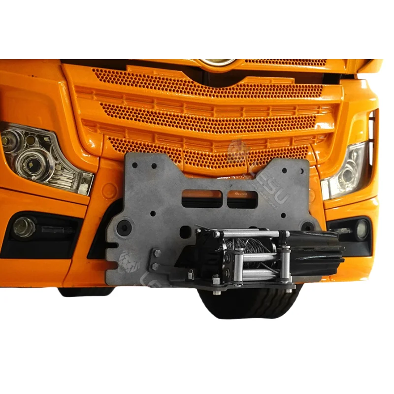 Electric Car Shell Coupler Winch for 1/14 Tamiya RC Truck Scania 770s Volvo Benz Man King Trailer Tractor LESU Tamiya Parts 4