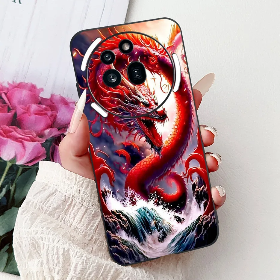Cute Cat Lion Painted Shockproof Phone Case - Soft and Stylish Cover
