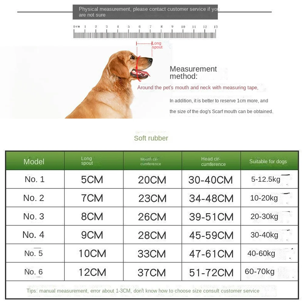 Dog Muzzle Pet Dog Muzzle Breathable Basket Muzzles for Large Dogs Stop Biting Barking Chewing