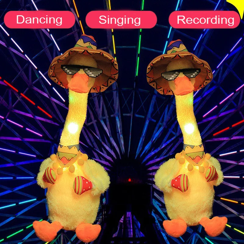 Robot Pato Bailarín Con Luces Y Música – Juguete Interactivo Para Niños +3 Años – Regalo Divertido Y Educativo