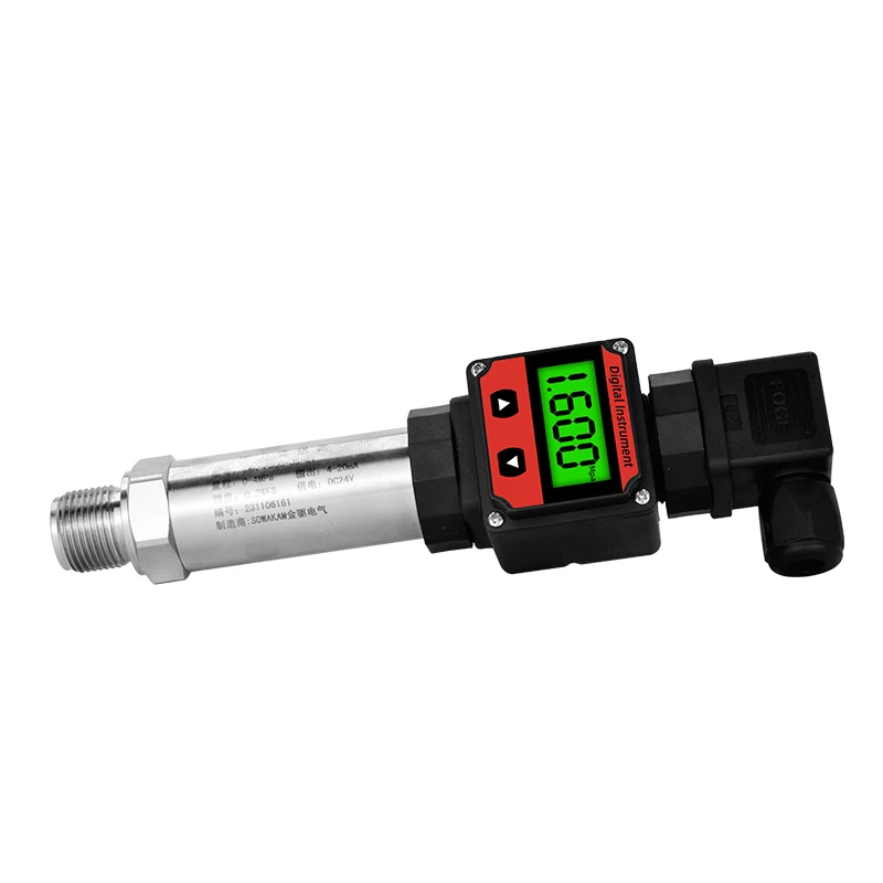 SWK-PC300 LCD PressureTransmitter 4-20ma 5V 10V Output Sensor Water Oil Gas -1-0-1000bar Pressure Measurment G1/4 Transducer pressure sensor