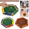 Shut The Box Game for 1 to 6 Players Wood Tabletop Board Game with 12 Dice Fun Close The Box Game Handmade Shut The Box Dice 1