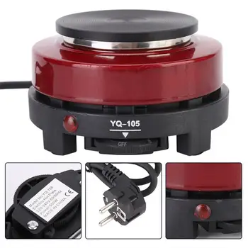 Mini Stufa Elettrica Piastra di Cottura Piastra Calda Multifunzione Caffè Tè Riscaldatore Casa Piatti Calda Apparecchio per la Cucina 220V UE 500W 1